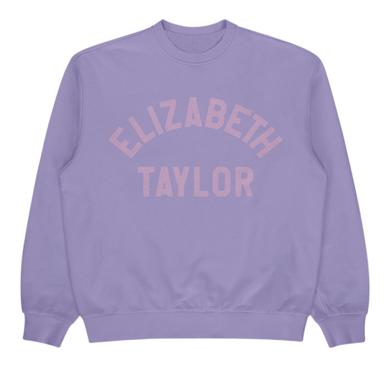 Purple Collegiate Crewneck Sweatshirt